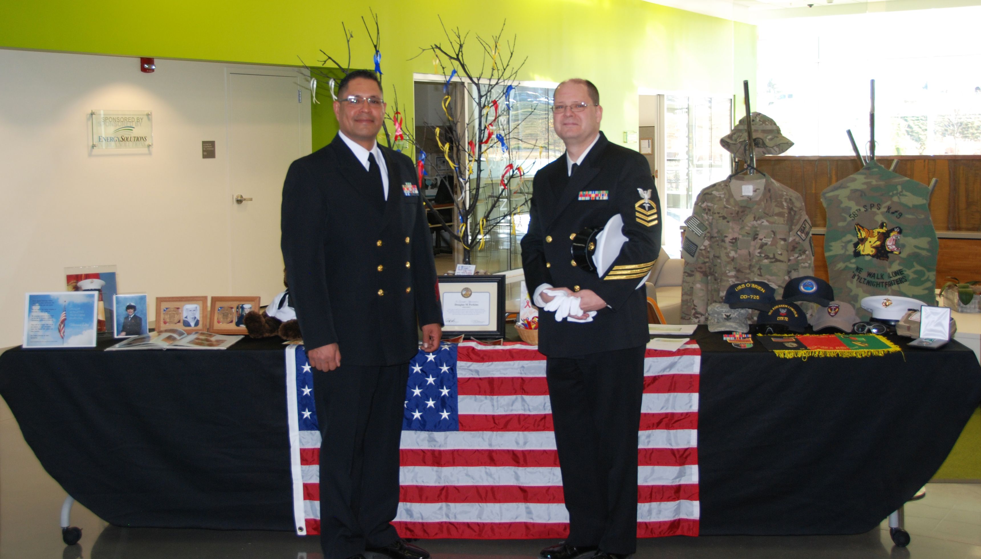ITC Joe Mena and HMC Ralph Pittman, Veteran’s Day 2013